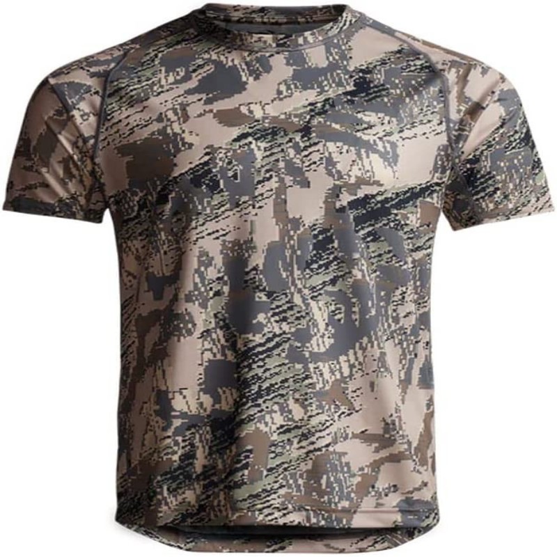 Hunting Outdoor Clothing - Semmer-kısa kollu tişört erkekler için, hafif
