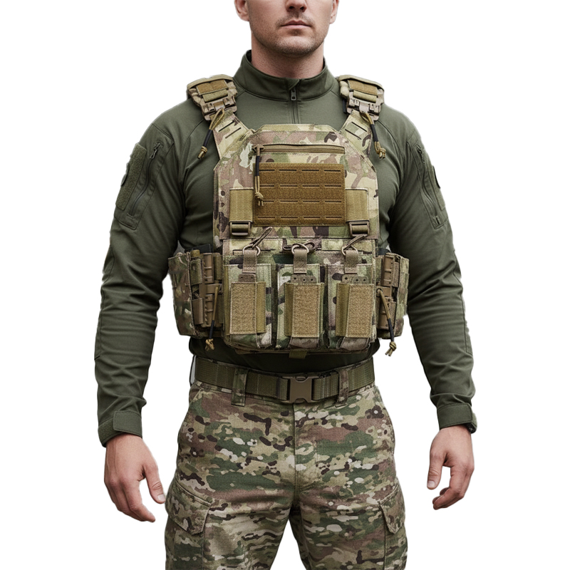 Hunting Outdoor Gear - 1000d Naylon Taktik Yelek Ranger Yeşili