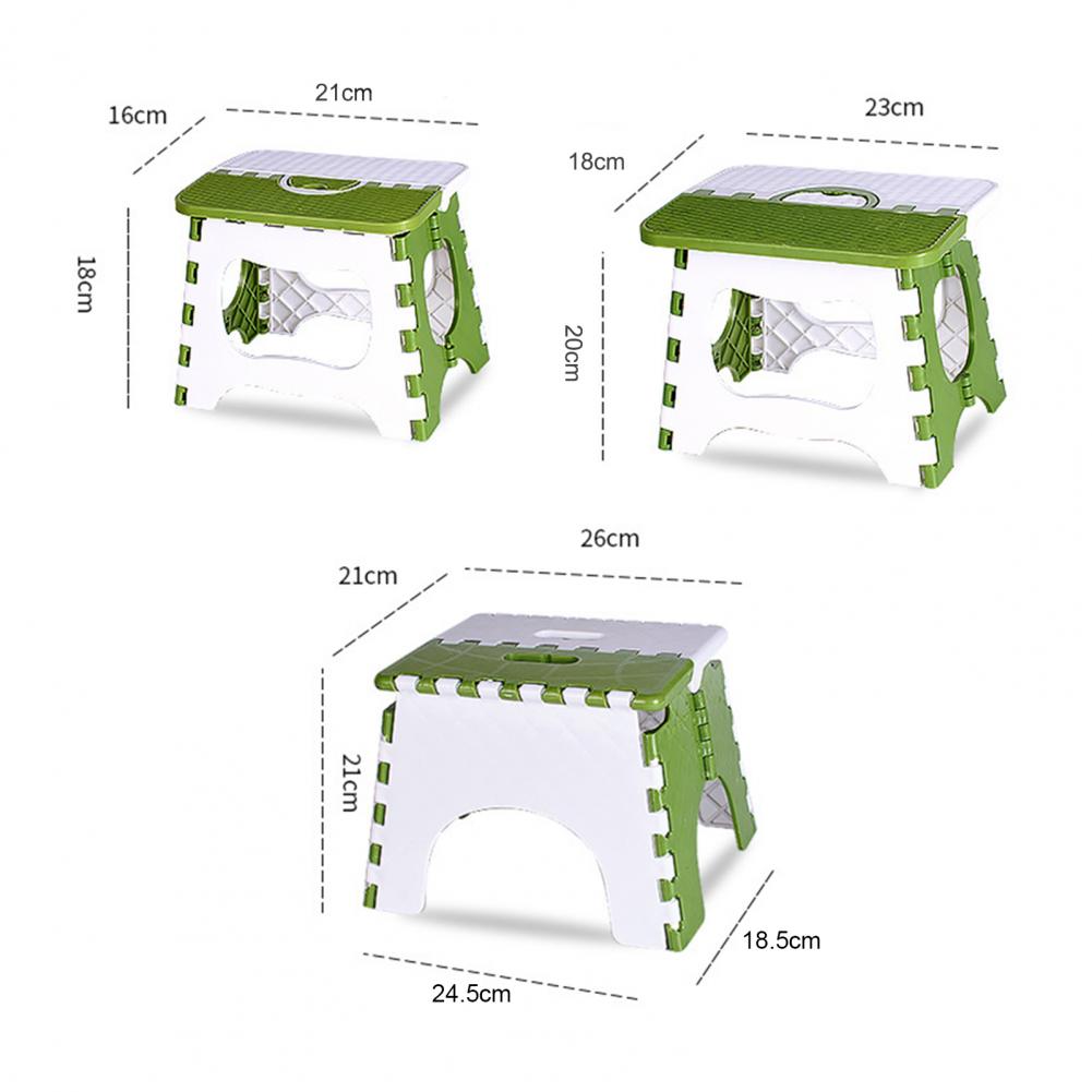 Hunting And Fishing Outdoor Chairs - Plastik katlanır tabure saplı hafif açık