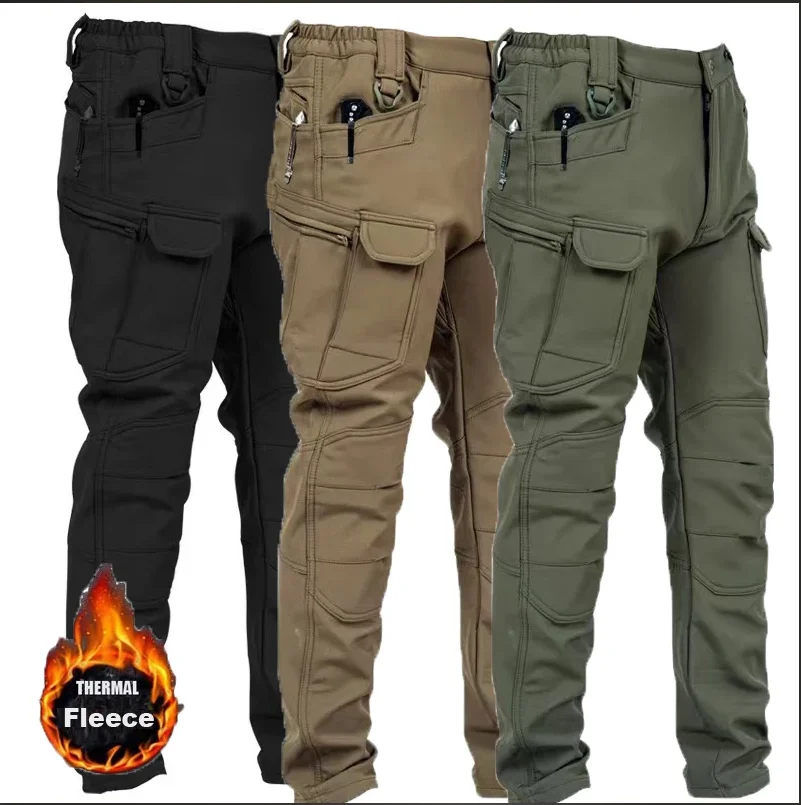 Outdoor Hunting Pants Women - Erkek 4XL Sonbahar Pantolon Softshell Elastik