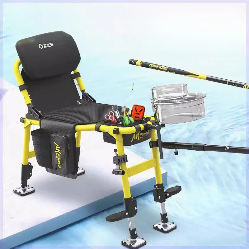 Hunting And Fishing Outdoor Chairs - İskandinav kaliteli balıkçı sandalyesi taşınabilir ergonomik