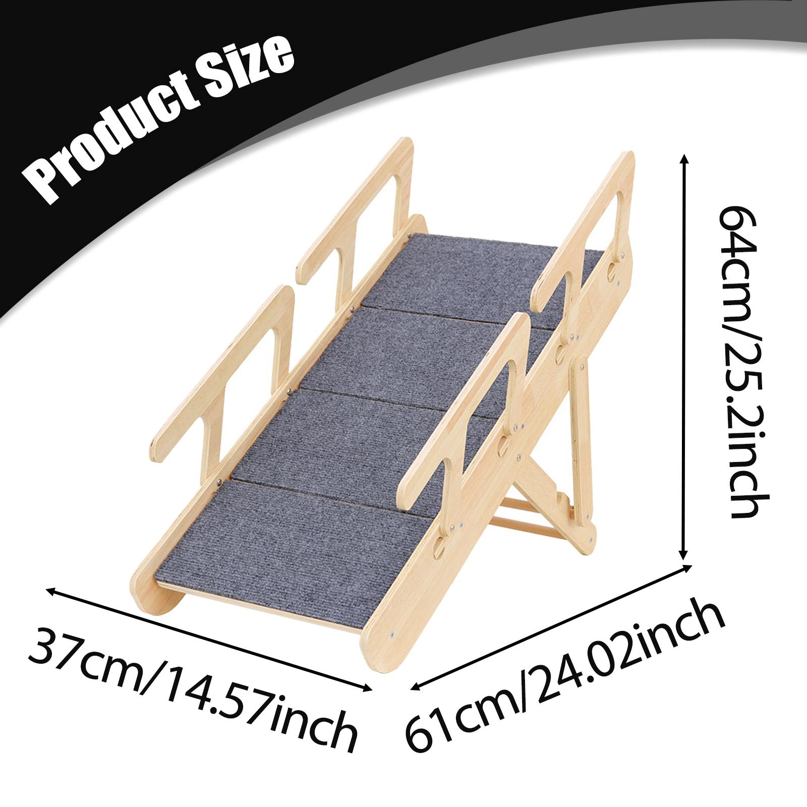 Tree Stand Ladder - Katlanabilir Evcil Hayvan Merdiveni, Kaymaz Basamaklı