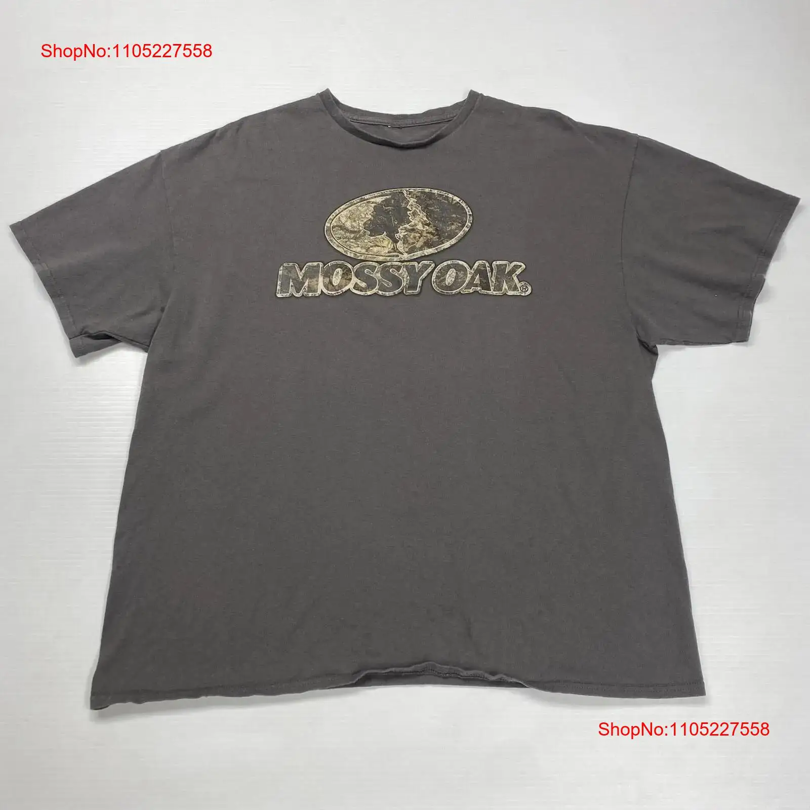 Outdoor Hunting Logo - Mossy Oak Erkek Tişörtü M Gri