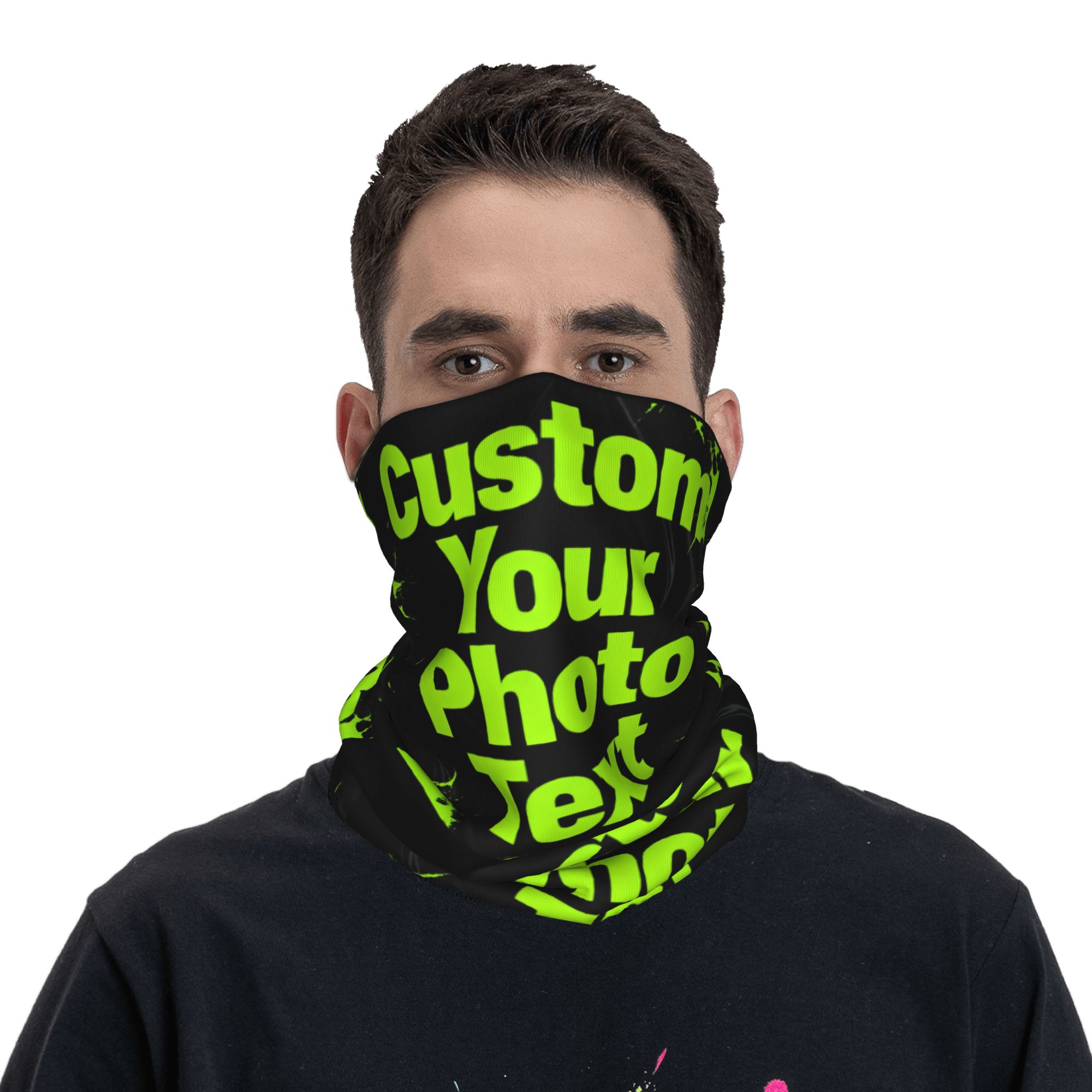 Outdoor Hunting Logo - Özel Fotoğrafınızla, Logonuzla, Metninizle Kişiselleştirilmiş Bandana