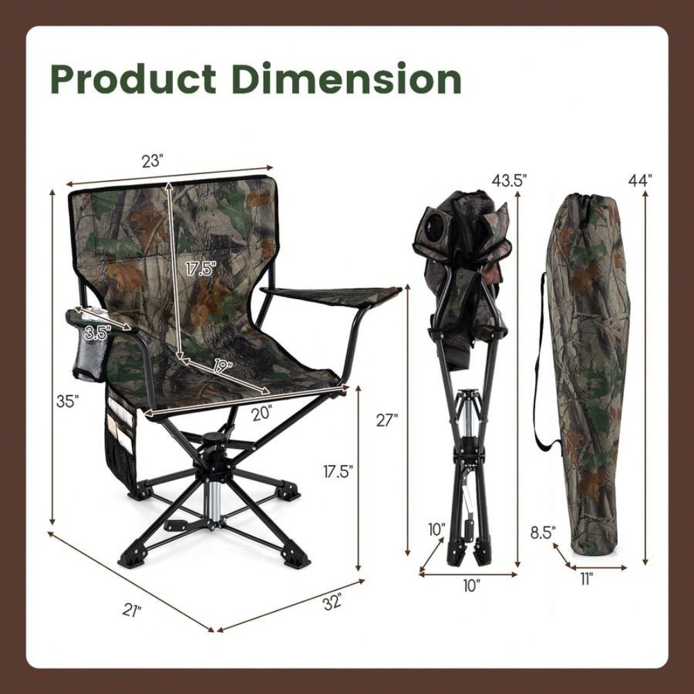 360 Derece Dönen Avcılık Sanda - Hunting And Fishing Outdoor Chairs incelemesi ve fiyatı
