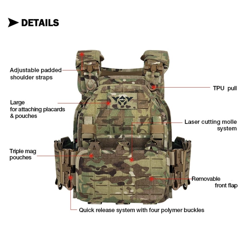 YAKEDA Taktik Yelek 6094 Hızlı - Hunting Outdoor Gear incelemesi ve fiyatı