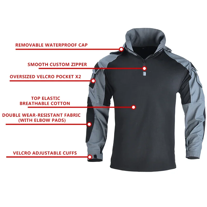 Camo Savaş T-Shirt Kapşonlu Er - Hunting Outdoor Clothing incelemesi ve fiyatı