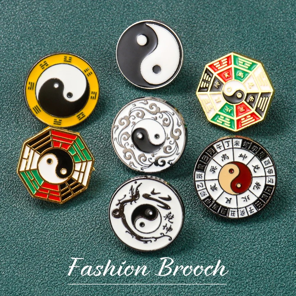 Yin Yang Sembolü Metal Broş Da - Hunting Outdoor Clothing incelemesi ve fiyatı